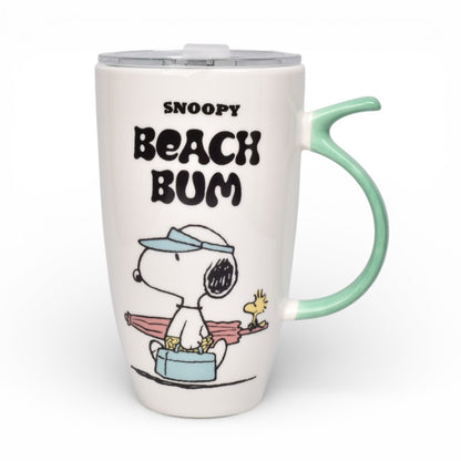MUG POCILLO CON TAPA PLASTICA PERSONAJE 580ML DIM:8X8X15