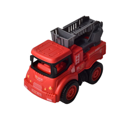 JUGUETE SET POR 4 UNIDADES CARRO DE BOMBEROS PLASTICOS