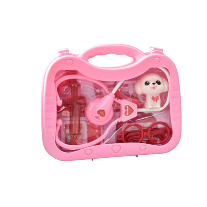 JUGUETE SET MEDICO VETERINARIO MALETA NIÑAS DIM:27x22x6