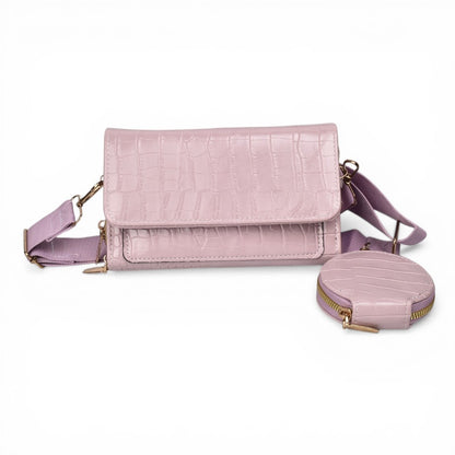 BOLSO PARA DAMA SINTETICO CON MONEDERO DIM: 19X13X6