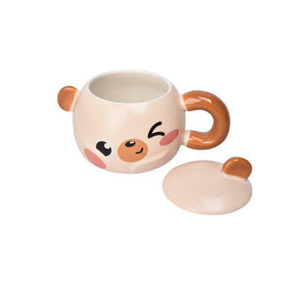 MUG POCILLO GRANDE CERAMICA FORMA DE OSO 400ML DIM:10X7
