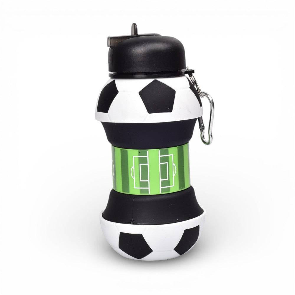 botella de agua plegable 550ml silicona hombre forma de balon
