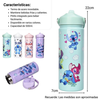 TERMO ACERO INOXIDABLE 530ML PERSONAJE