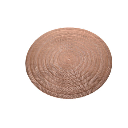 INDIVIDUALES COMEDOR PVC REDONDO HOGAR MESA DIM:38X38