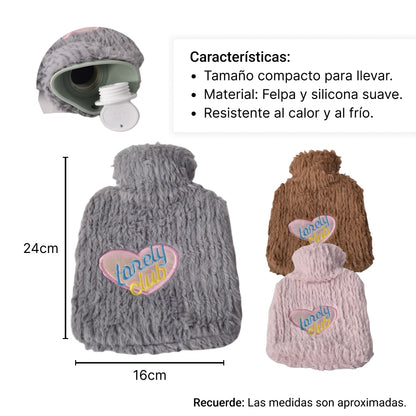 BOLSA PARA  AGUA CALIENTE PELUCHE 750ML