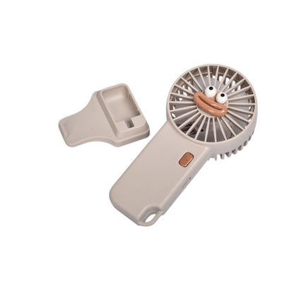 VENTILADOR REDONDO PLASTICO RECARGABLE DIM:12X6X3