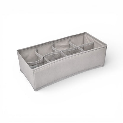 ORGANIZADOR DE ROPA CON 8 DIVISIONES FIBRA POLIESTER DIM:32X15X10