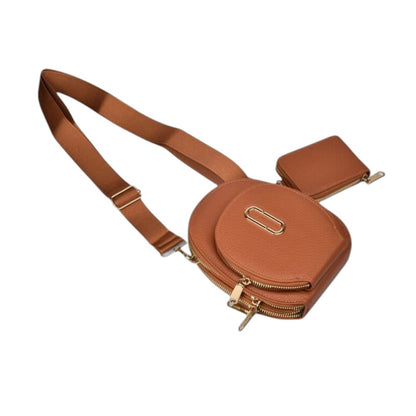 BOLSO PARA DAMA SINTETICO CON MONEDERO DIM: 15X18X7