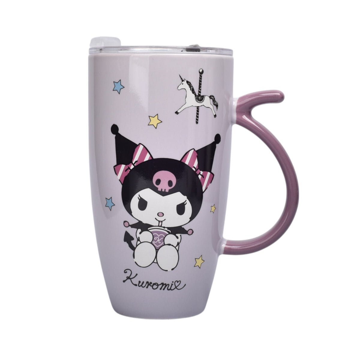 pocillo ceramica kuromi personaje 580ml dim:9x16