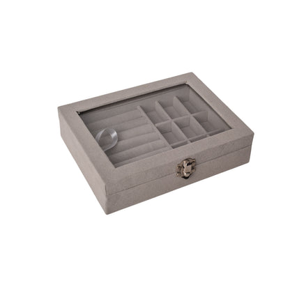 JOYERO CAJA ORGANIZADOR ESTUCHE SINTETICO DIM:20*15*4
