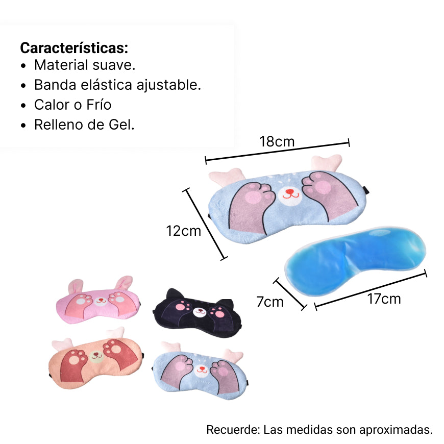 cubre ojos, antifaz, mascara para dormir