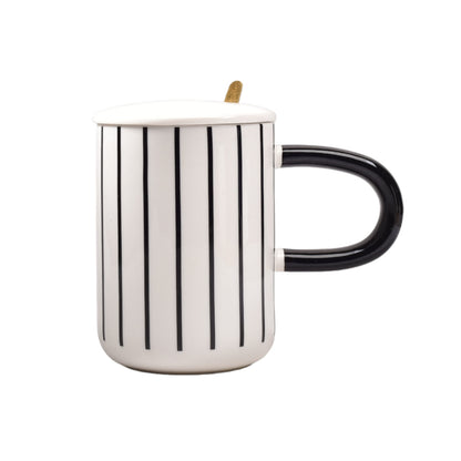 MUG POCILLO CON CUCHARA CERAMICA