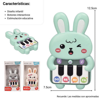 PIANO MUSICAL PARA BEBES DIM: 8.1X2.8X13CM