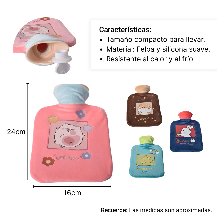 bolsa termica para agua caliente o fria colicos y dolores