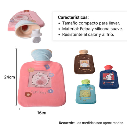 BOLSA TERMICA PARA AGUA CALIENTE O FRIA COLICOS Y DOLORES