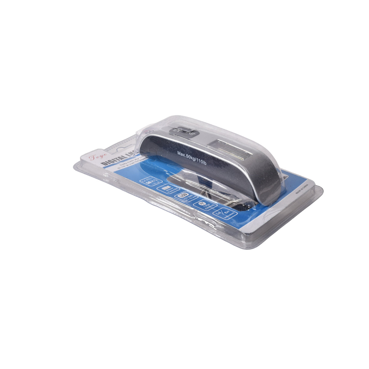 bascula balanza pesa portatil de plastico color plateado