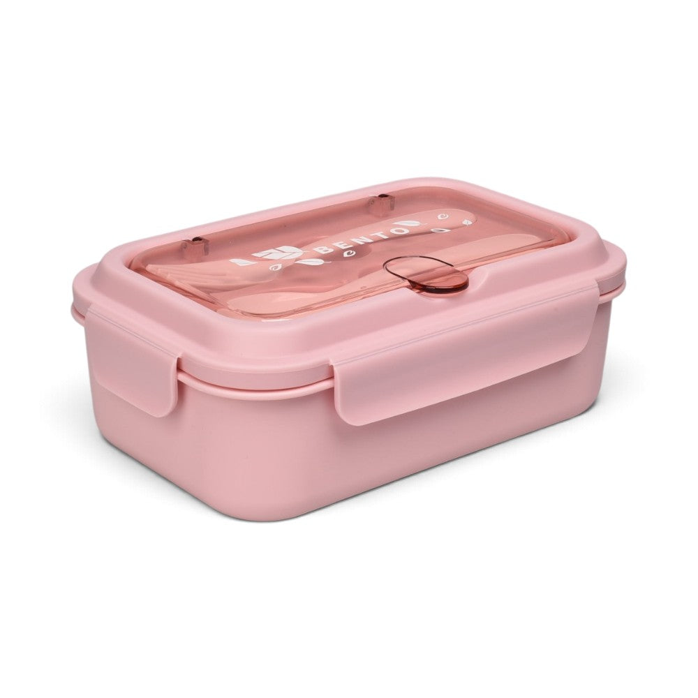 portacomida con cubiertos plastico 930ml