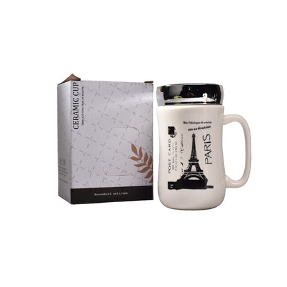 MUG POCILLO CERAMICA CAFE VASO DIM:7x7x14CM