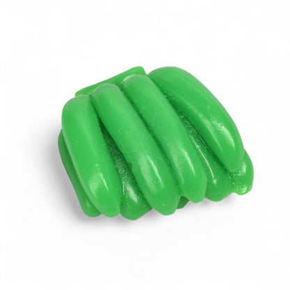 SQUISHY FORMA BANANO ANTI ESTRES ELASTICO CAUCHO DIM:7CM