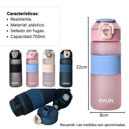 BOTELLA DE AGUA 700ML PLASTICO