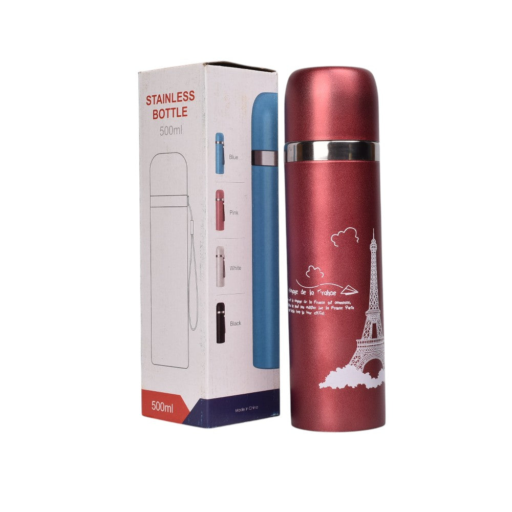 termo acero inoxidable 500ml colores surtidos dim: 6x6x23