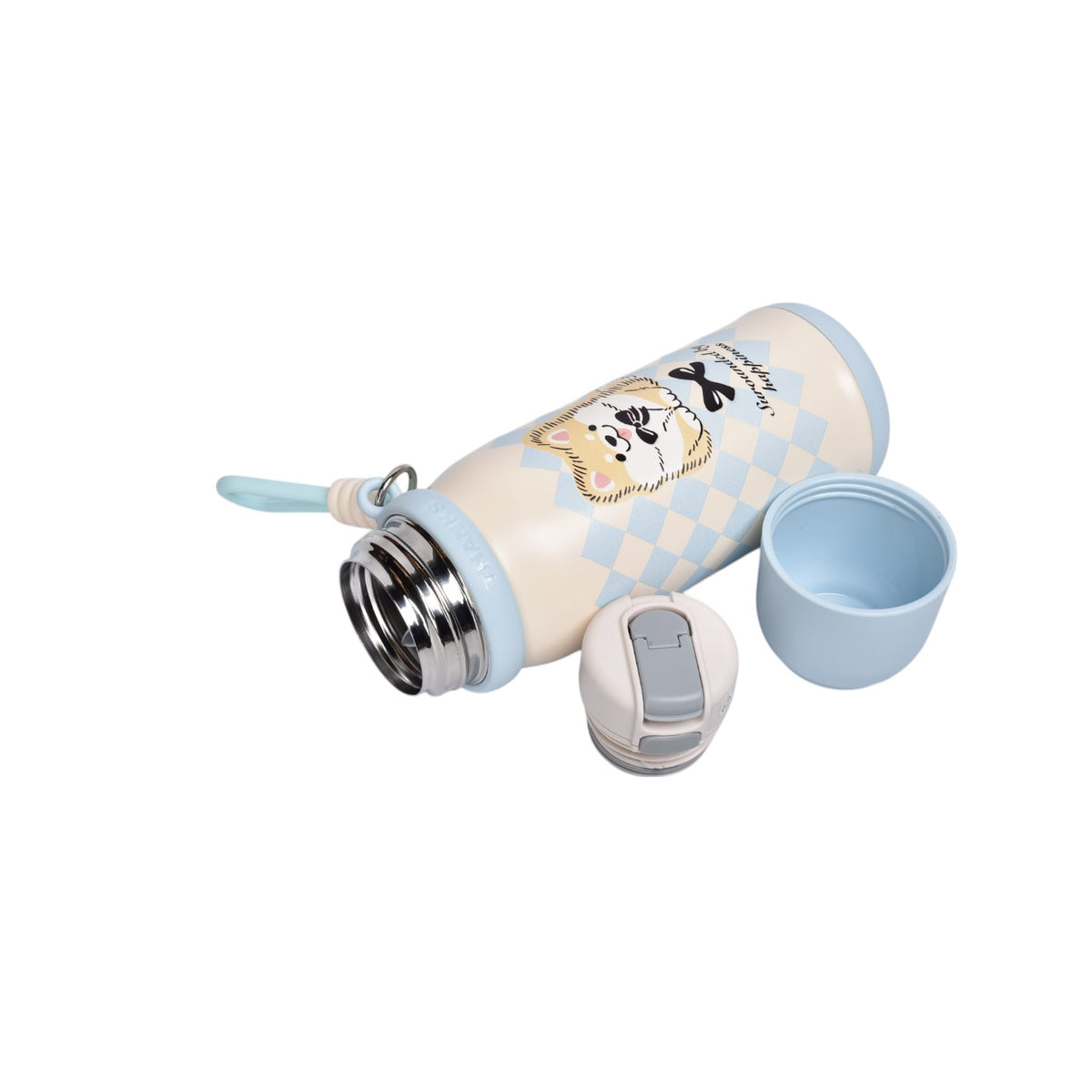 termo acero inoxidable 500ml diseño animales  dim:7x7x23