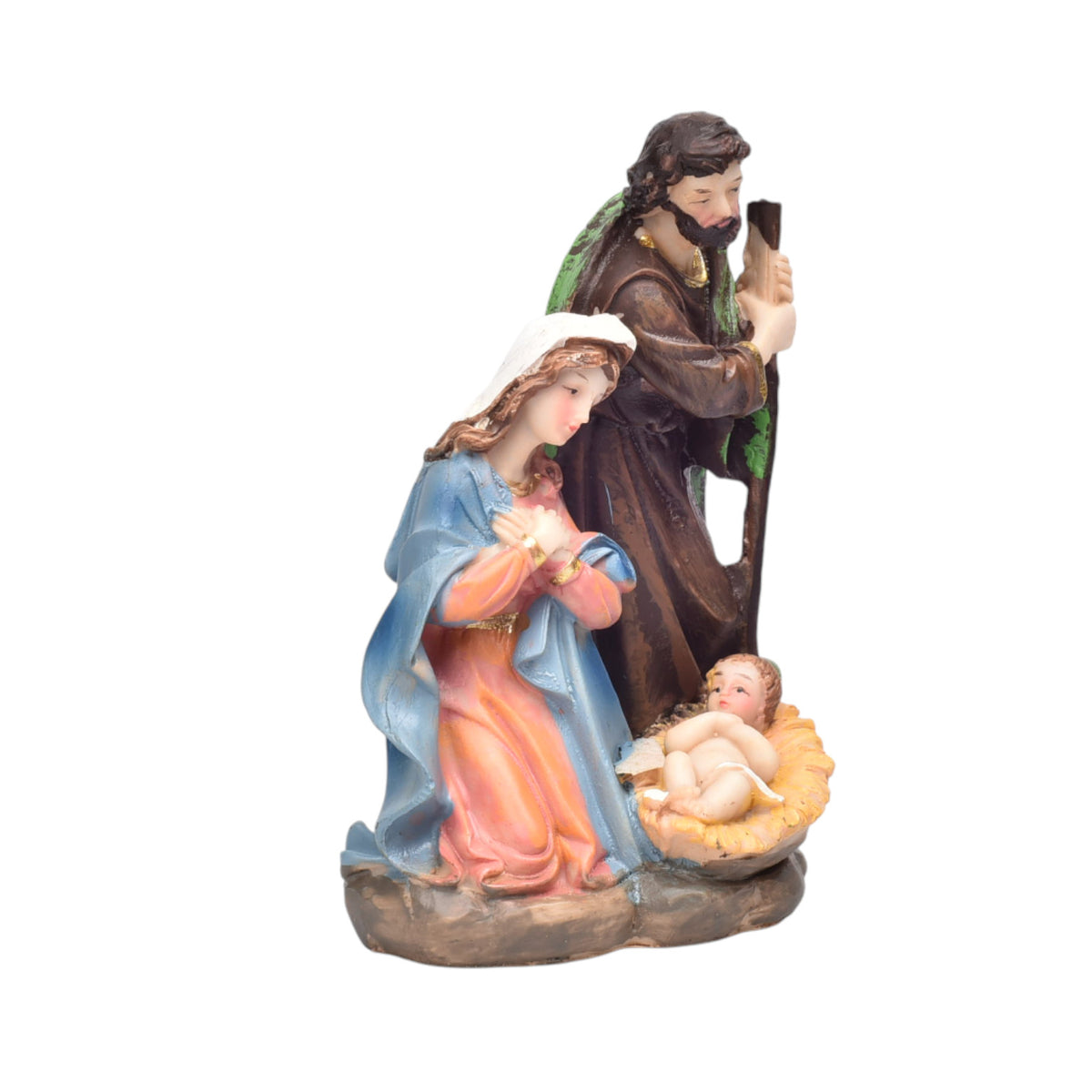 adorno figura de pesebre resina dim:12x9x3