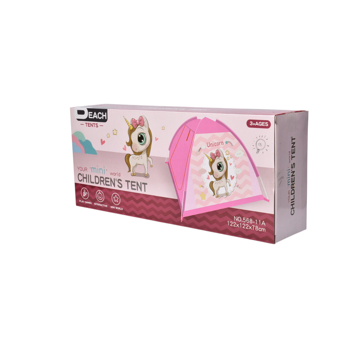 juguete tienda de acampar plastico niñas rosado dim:38x8x16