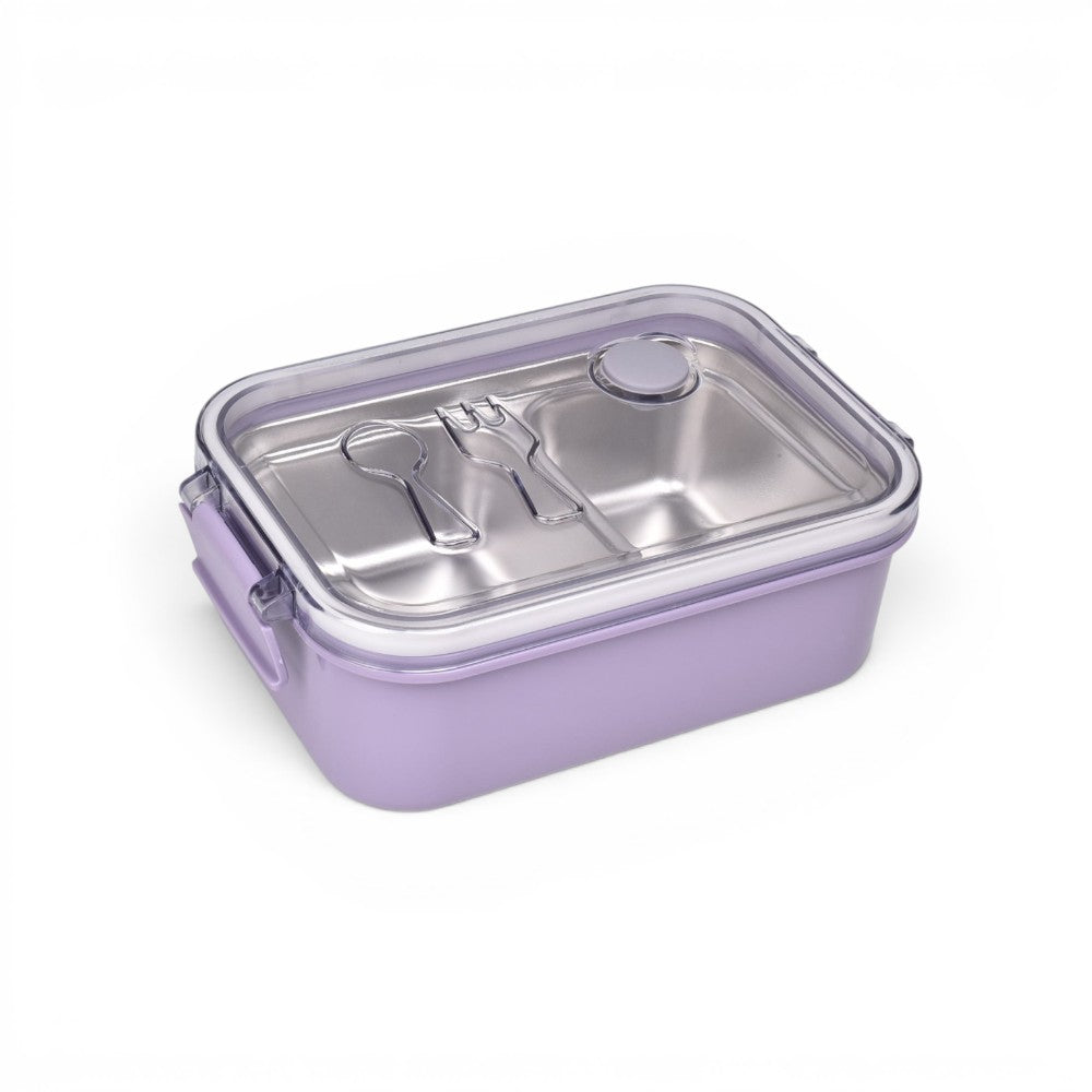 portacomida en acero inoxidable con division 1000ml