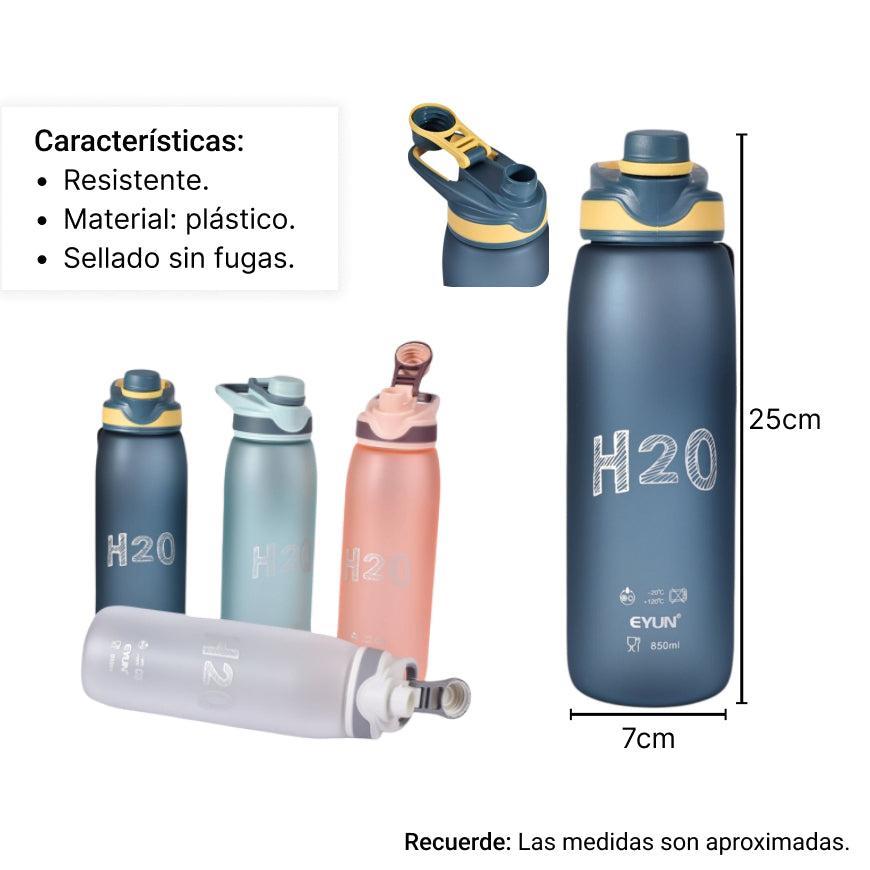 botella de agua 850ml