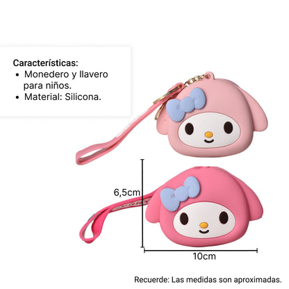 MONEDERO DE SILICONA PEQUEÑO PERSONAJE DIM:10*6*3