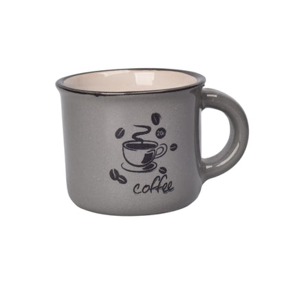 MUG POCILLO CERAMICA 180ML DIM:6X6X5