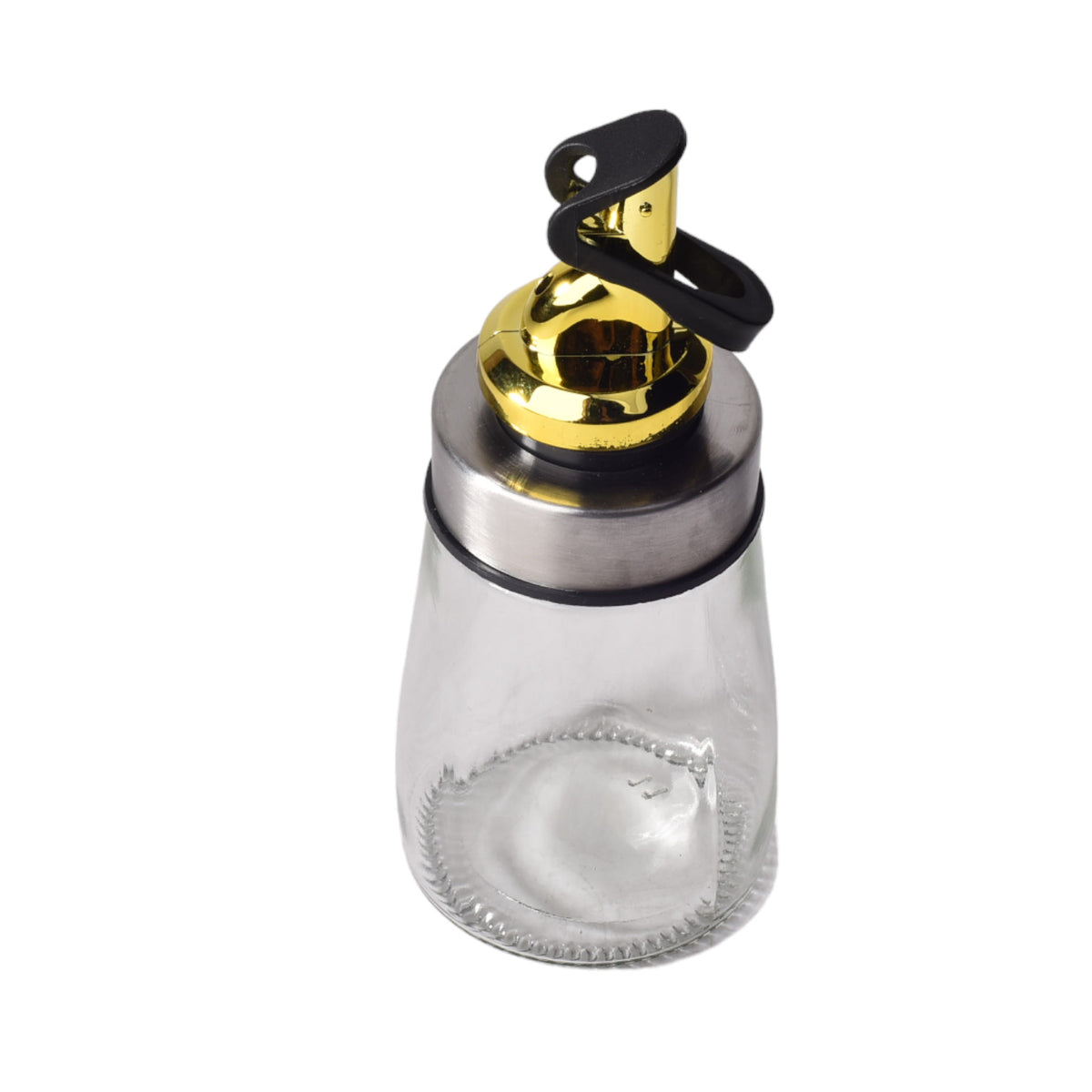 botella vidrio dispensador de aceite dim:7x7x15cm