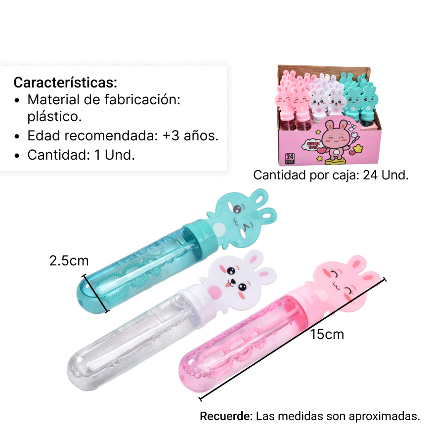 burbujero pequeño forma de conejo