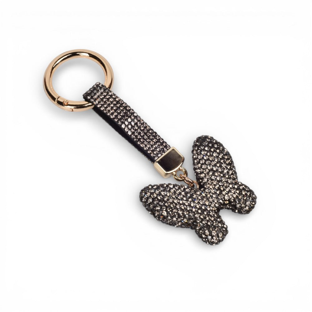 llavero resinay metal mariposa dim:5x5x1