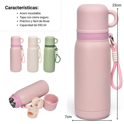 TERMO ACERO INOXIDABLE  550ML