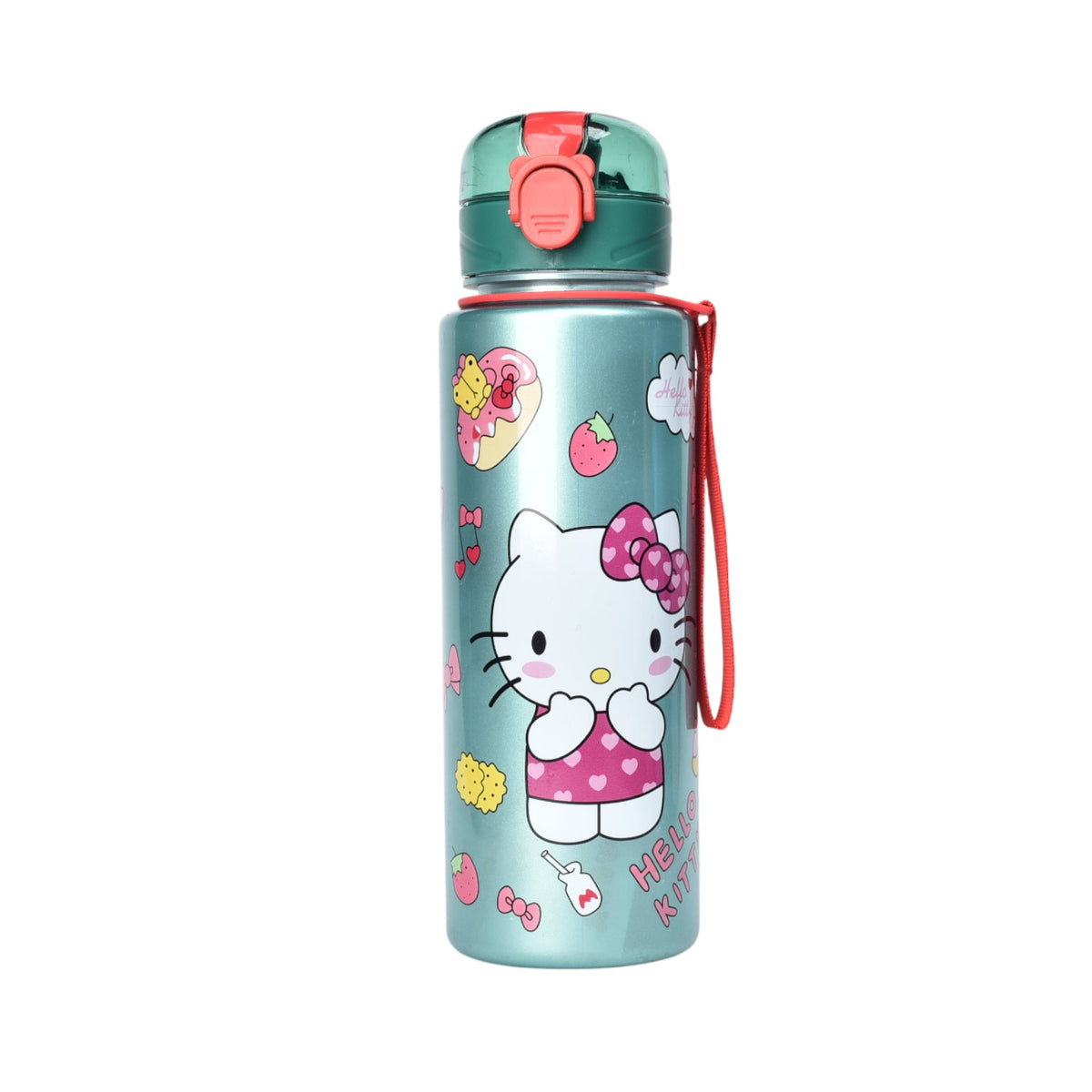 botella de agua 700ml personaje plastica