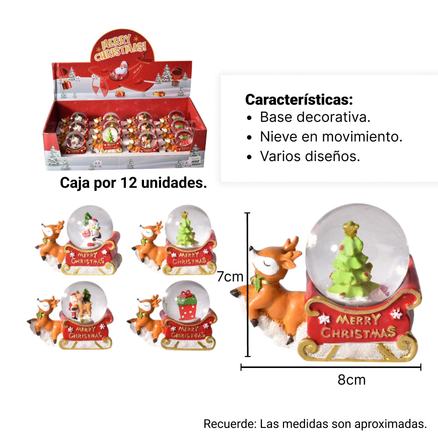 bola de nieve adorno de navidad
