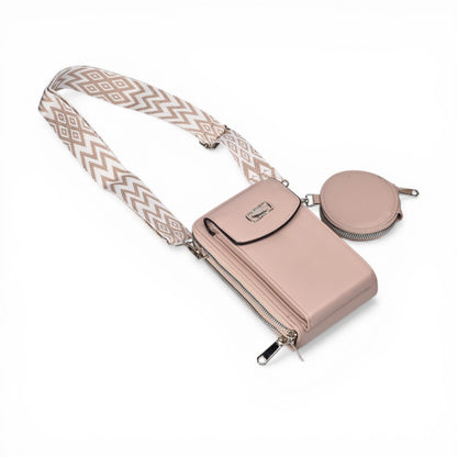 BOLSO PARA DAMA SINTETICO CON MONEDERO DIM: 11X18X7