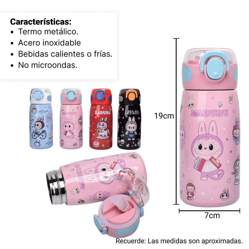 termo acero inoxidable 620ml personaje