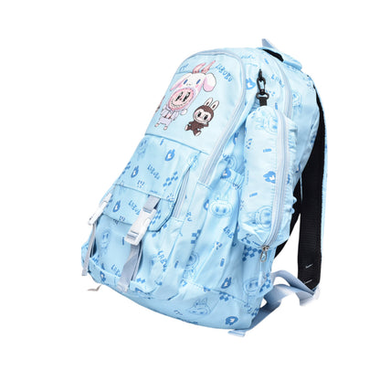MALETA MORRAL CON CARTUCHERA POLIESTER PERSONAJE DIM:46X32X15
