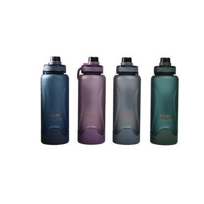 BOTELLA DE AGUA PLASTICO 1000ML DIM:26*8*8