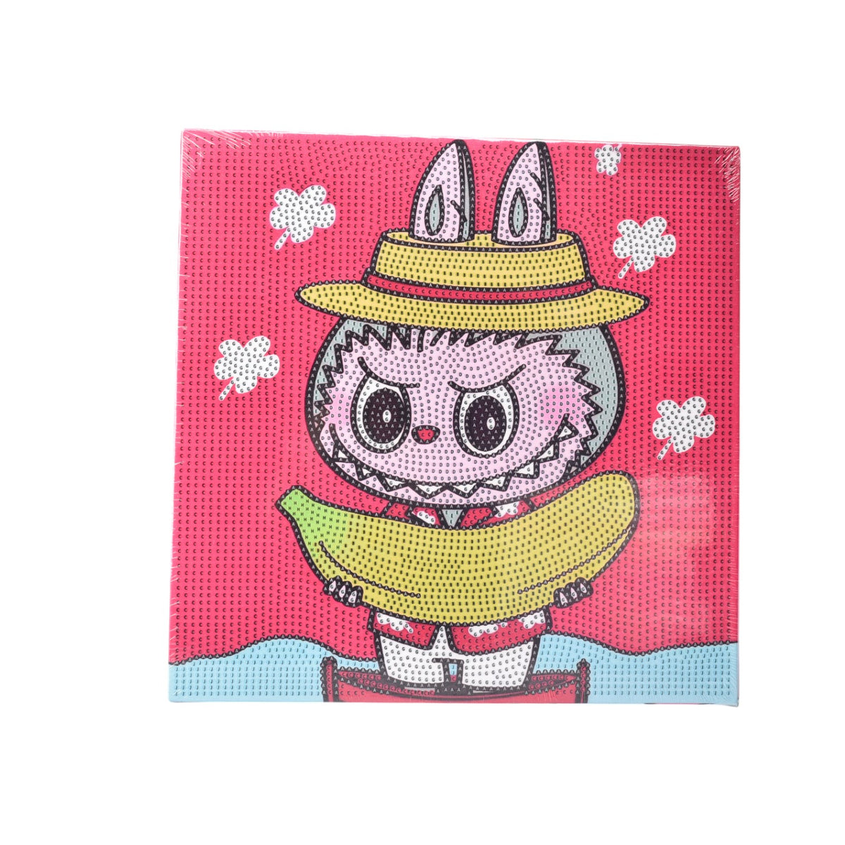 cuadro juguete de piedras didactico niños personaje labubu