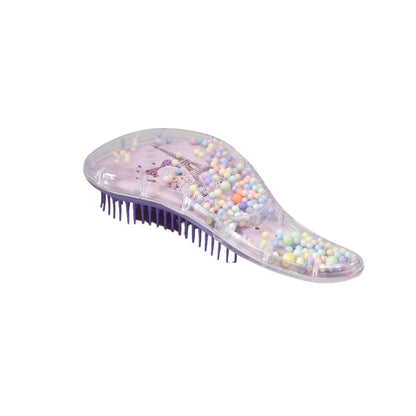 CEPILLO CORTO OVALADO PARA CABELLO DECORADO