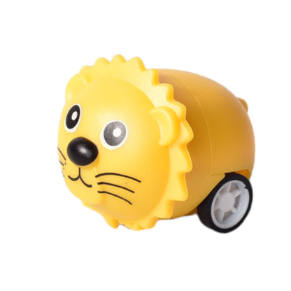 CAJA 12 UND JUGUETE CARRO PLASTICO DE IMPULSO ANIMALITOS