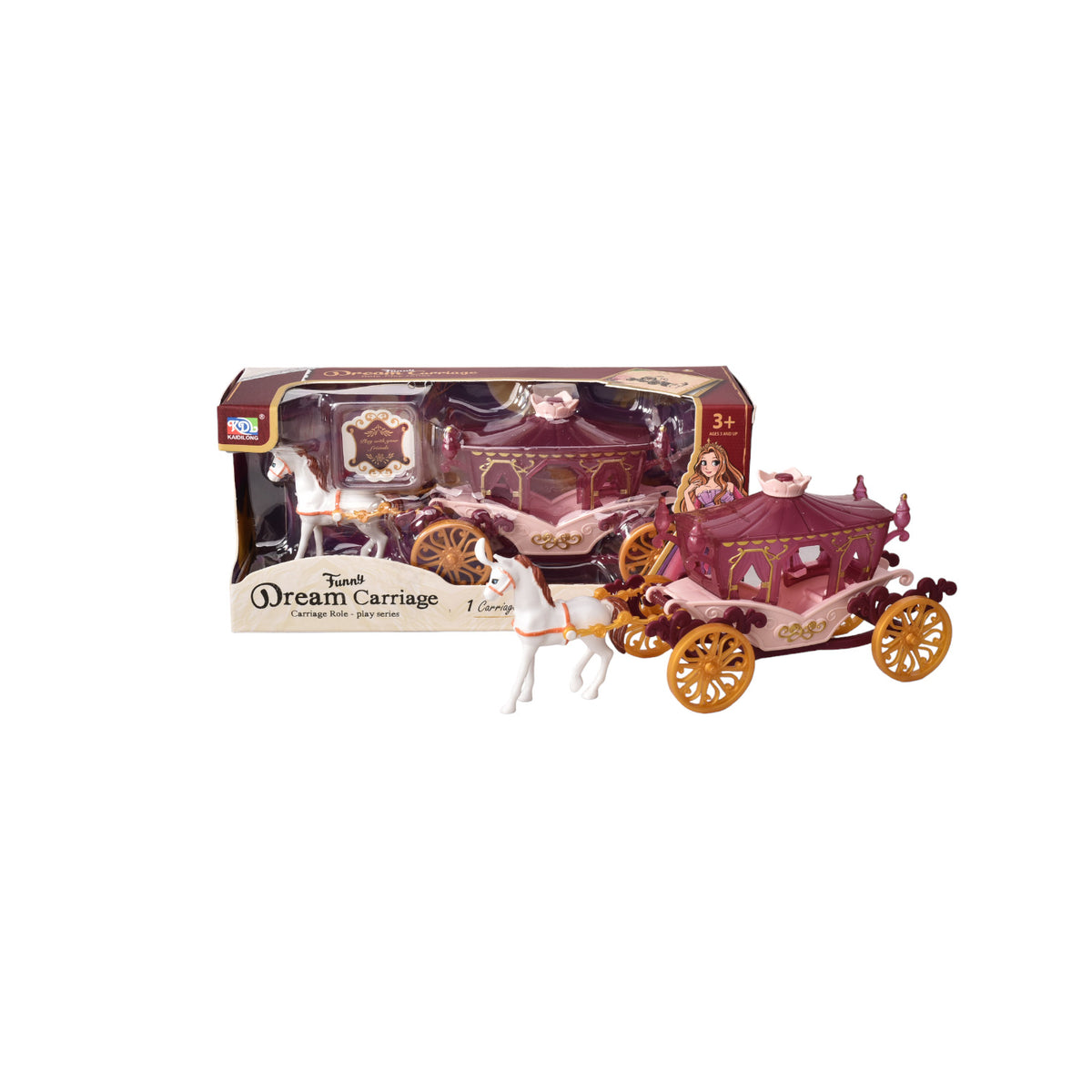 carruaje de muñecas para niñas dim: 23x11x7