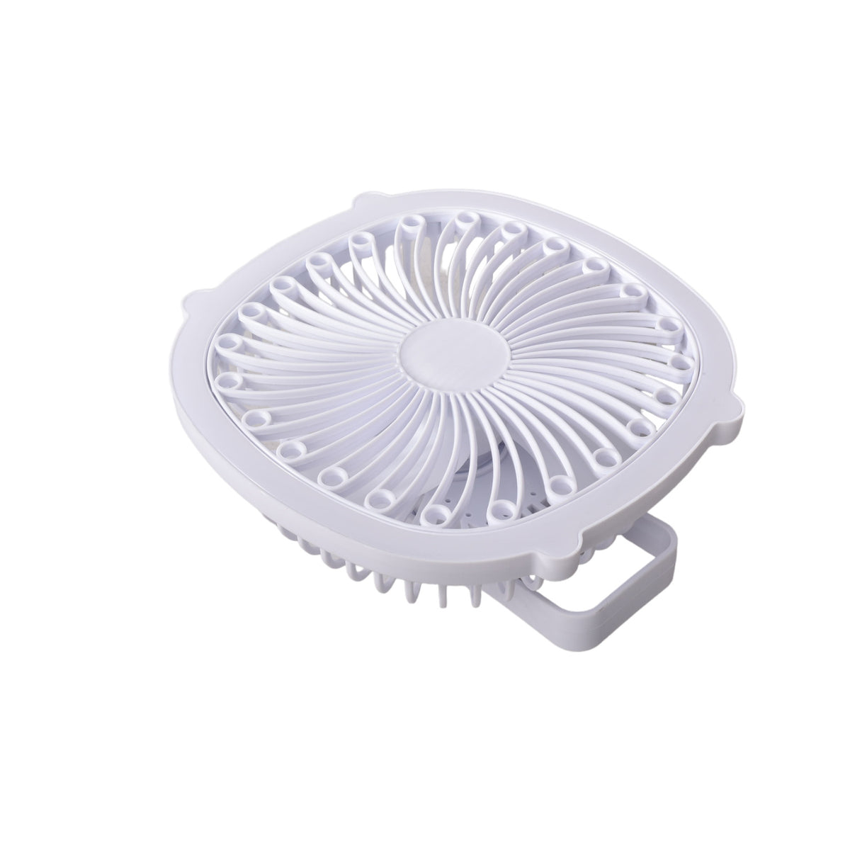 ventilador con cable usb recargable cuadrado varios colores