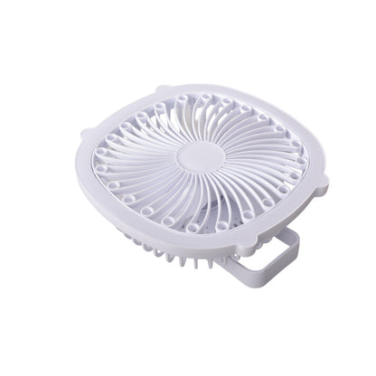 VENTILADOR CON CABLE USB RECARGABLE CUADRADO VARIOS COLORES