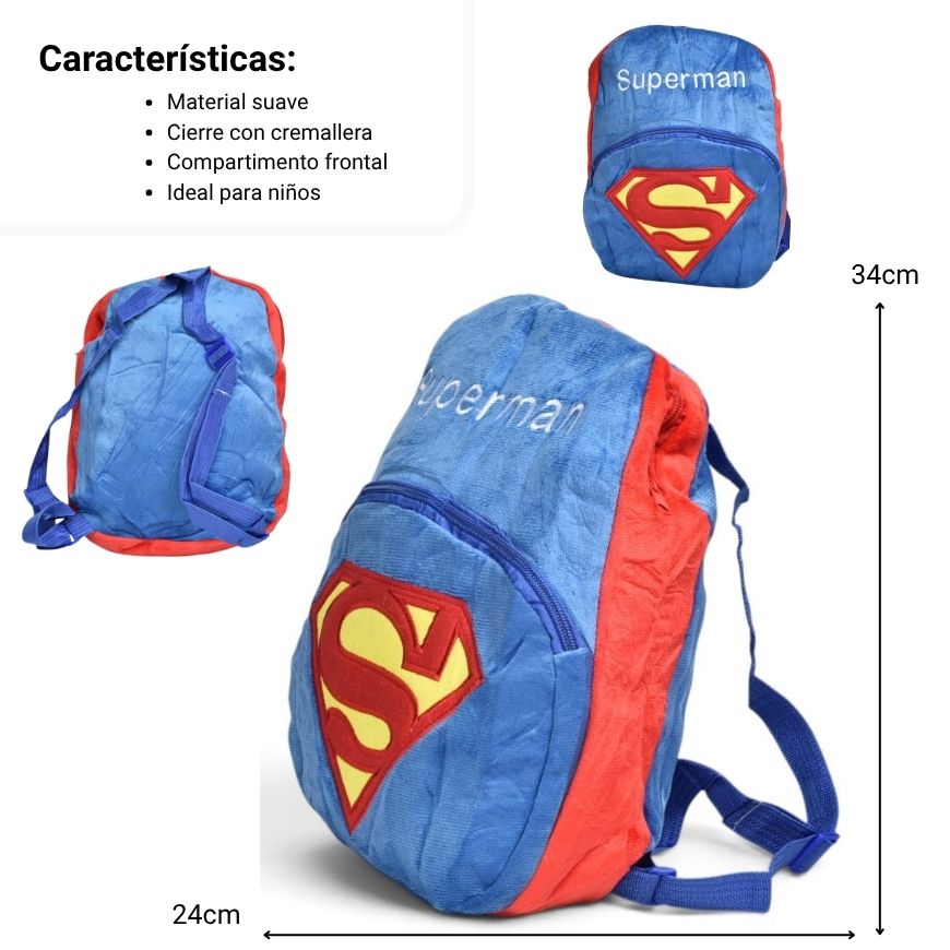 maleta moral prj peluche poliester dim:32x26cm
