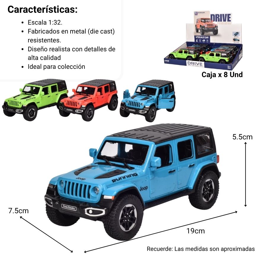 camioneta coleccionable dim:  19.5 x 8.5 x 7.9 cm